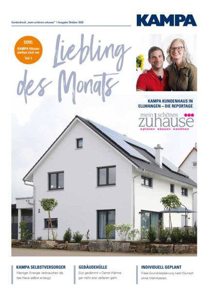Fam. Bofinger in Ihren neuen Selbstversorgerhaus von KAMPA