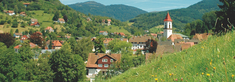 Ansicht Ottenhöfen im Schwarzwald