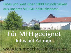 Grundstück für MFH geeignet